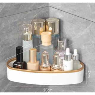 Suporte Organizador Canto de Box Retangular Banheiro de Luxo Multiuso Banheiro Cozinha Retangular SEM PERFURAÇÃO