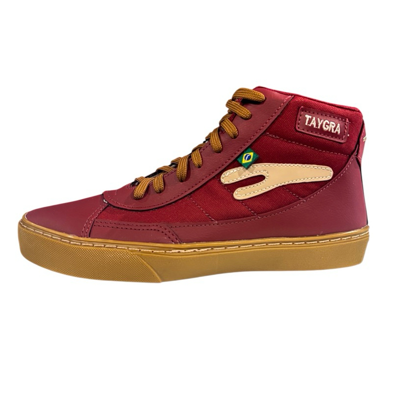 Bota Urbana Bordô - Taygra Original - sapato para dança de Salao