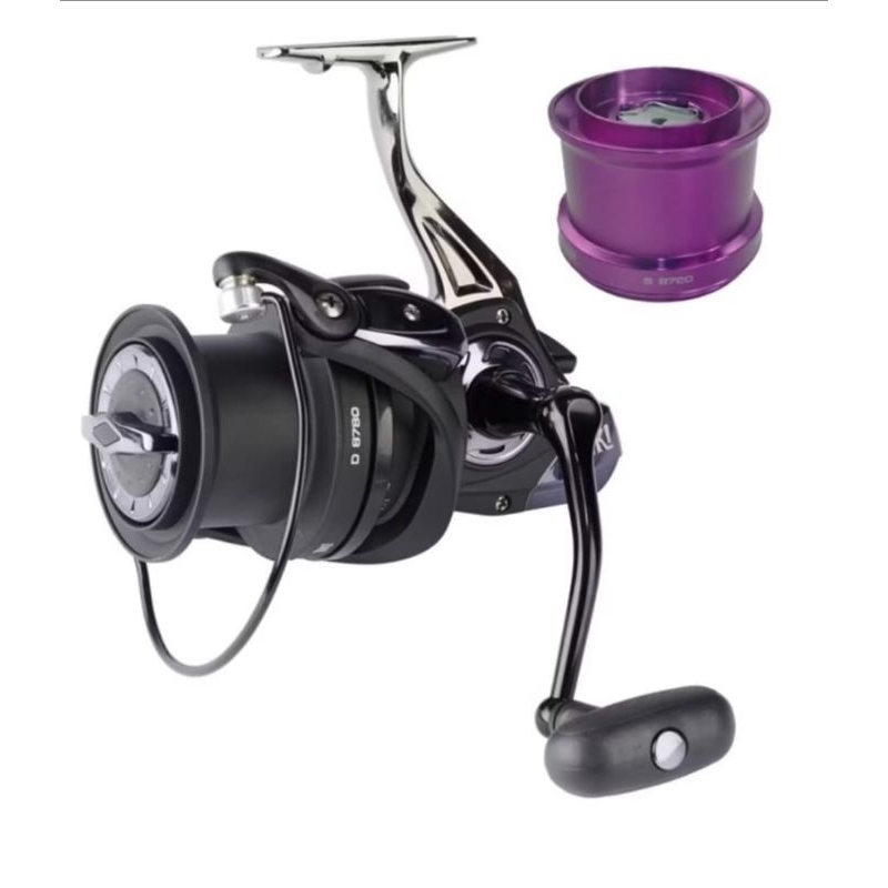 MOLINETE PESCA PRAIA KALI KUNNAN SPINIT TIKI 8720S 8 ROLAMENTOS + BOBINA RESERVA