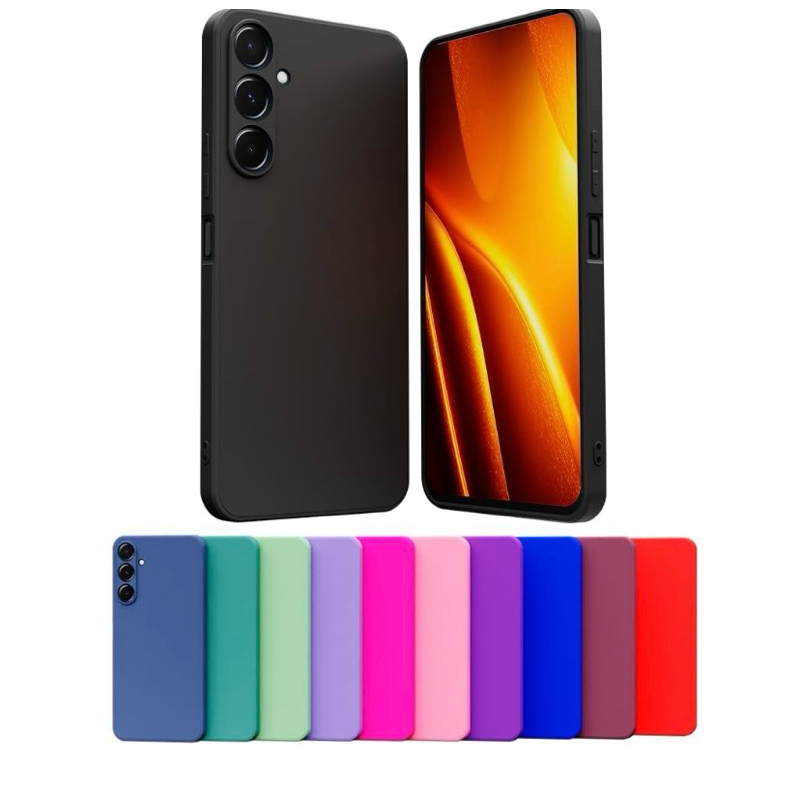 2X1 Samsung Galaxy A17 5G- Capa Silicone Aveludada Colorida Veludo Top + Película Ceramica 9D