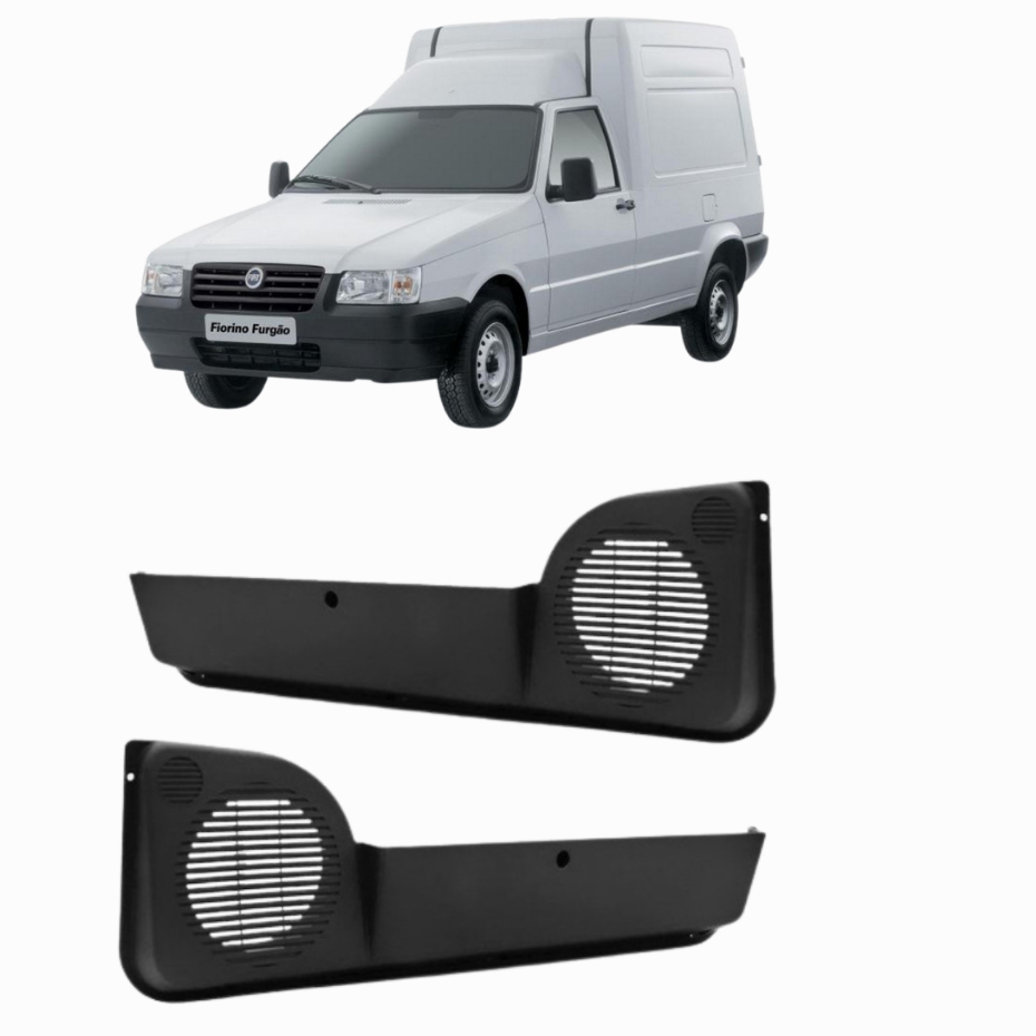 PORTA OBJETO FIORINO TODAS COM KIT FIXAÇÃO PAR PRETO em Oferta na Shopee