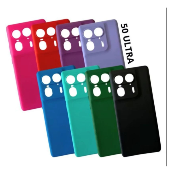 Capa Capinha Compatível Motorola Edge 50 Ultra 5g Aveludada+pelicula 3d