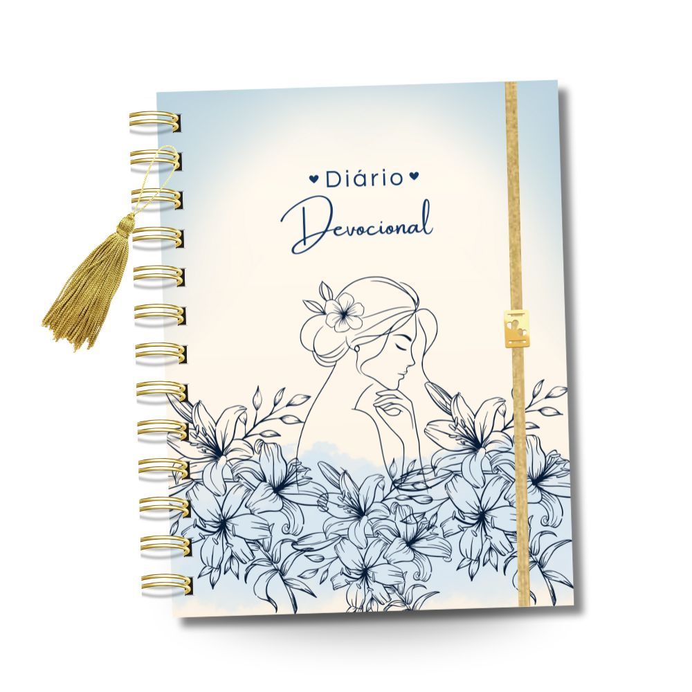 Caderno Planner Devocional Evangélico Mulheres Cristãs Rotina Diária Com Deus Bíblia Presentes Amigas Mães