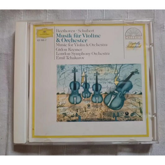 Cd Beethoven & Schubert - Deutsche Grammophon - Musik Für Violine & Orchester
