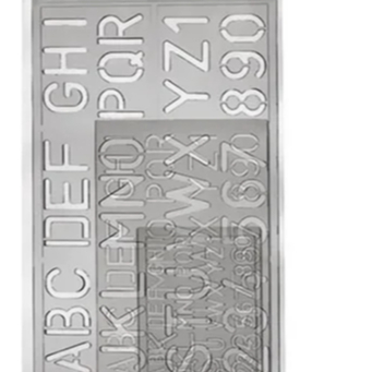 Régua com Letras Vazadas: Onde Comprar | BuscaProdutos