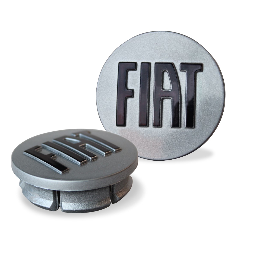 Jogo Calota Centro Meio Roda Fiat Siena Idea Mobi Uno 49,6mm