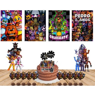 kit festa Five Nights at Freddy's - five nights - só um bolinho - envio rápido em Oferta na Shopee