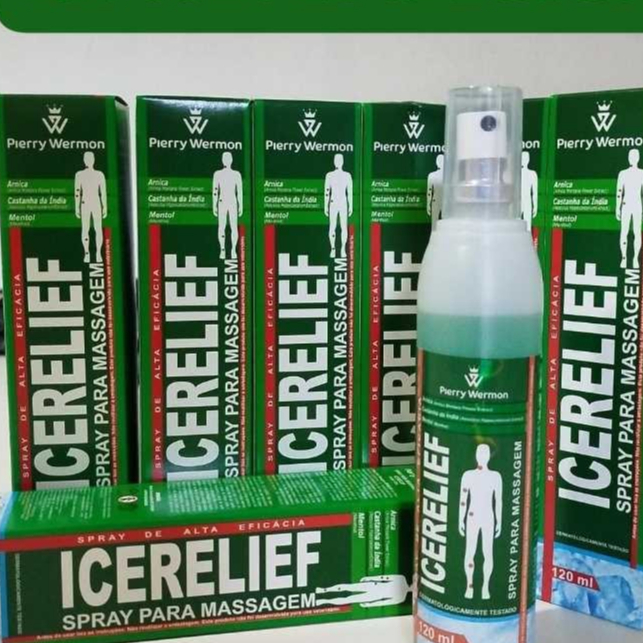 Kit 10/6/3 Spray Para Massagem Icerelief com Arnica 120 ml