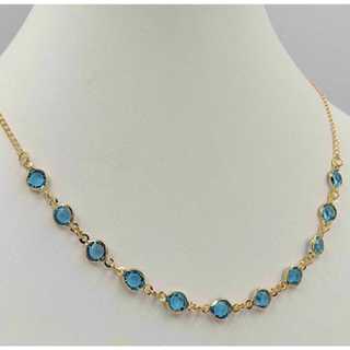 Colar gargantilha choker com Pedras Coloridas – Folheado a Ouro Moda Feminina em Oferta na Shopee
