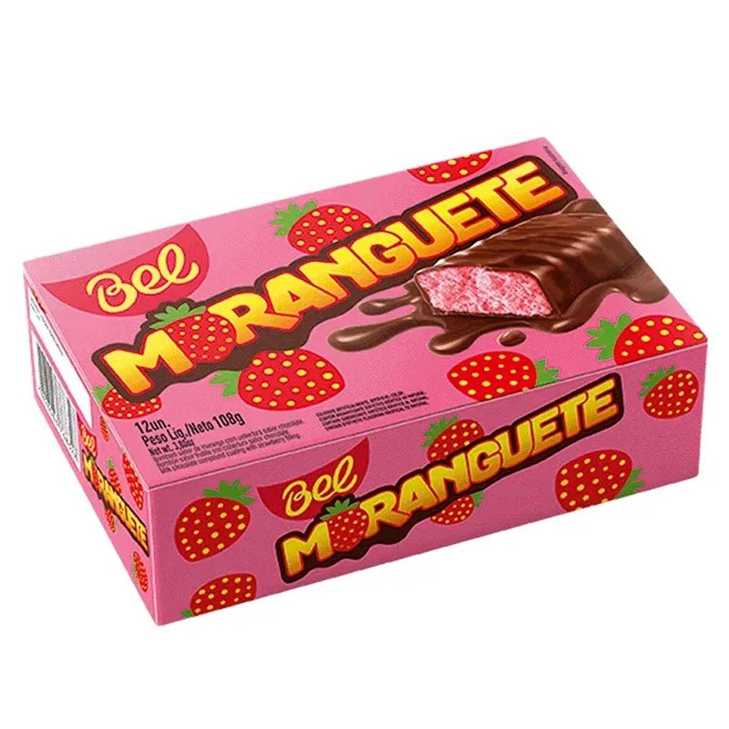 Bombom Bel Moranguete com 12 unidades – 108g em Oferta na Shopee