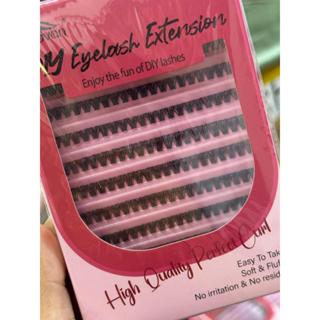 Cílios Fadvan DIY Eyelash Extension Individuais Tufinho 10D/20D/30D/40D/50D/60D/80D Mix em Oferta na Shopee