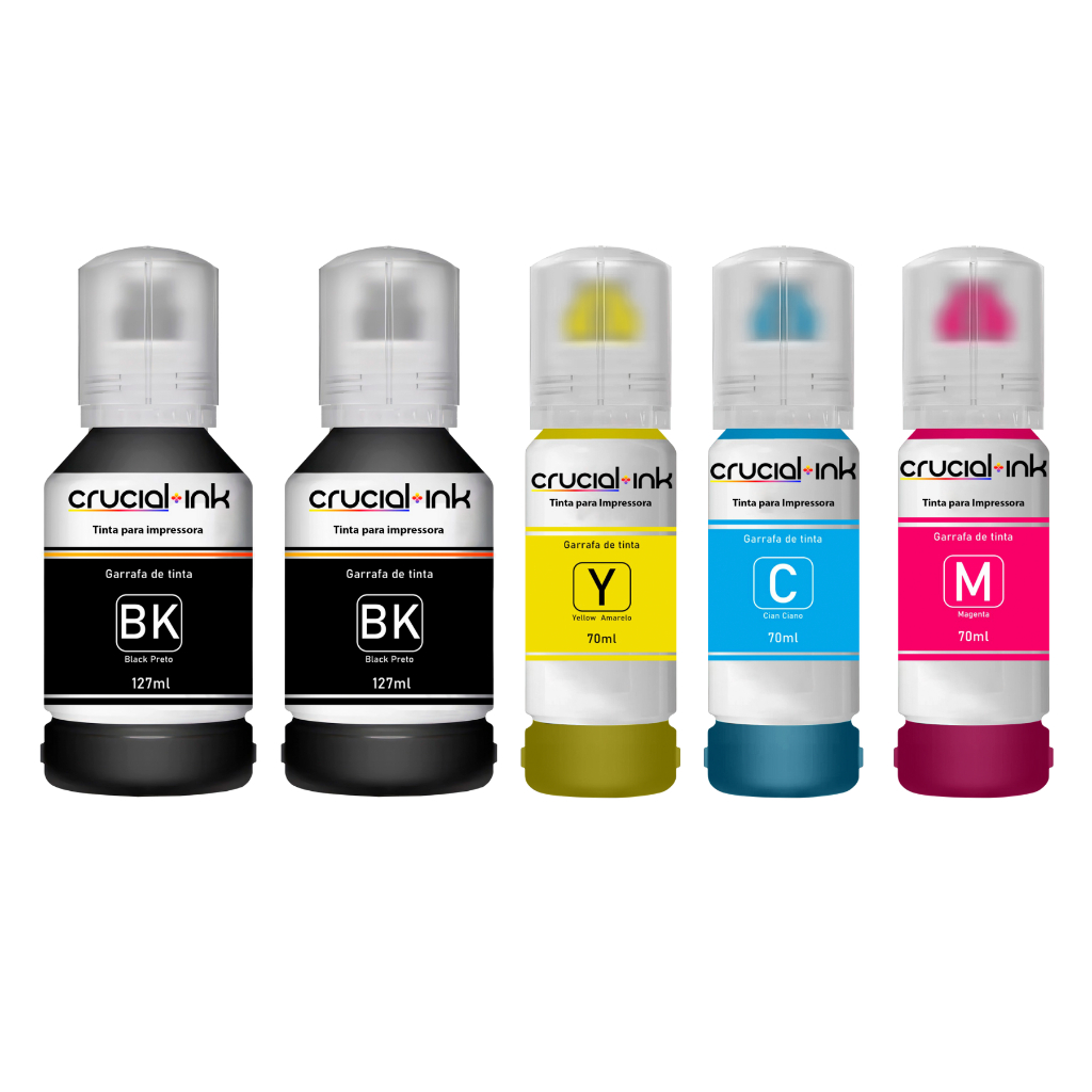 Kit 5 Tinta Compativel Para Epson  L4260 L4150 L4160 L6161 L6171 L6270