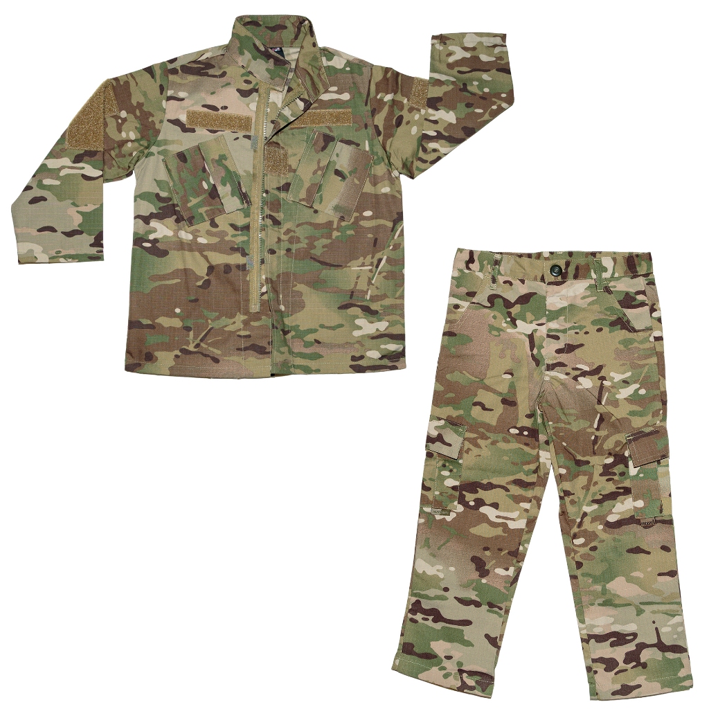 Uniforme Farda Infantil Camuflada Multicam Gandola e Calça