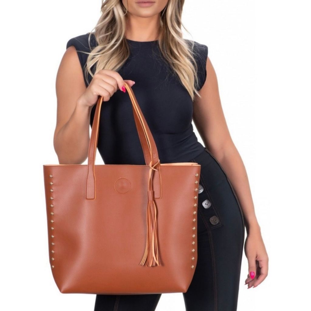 Bolsa Feminina Grande Tipo Saco Premium Espaçosa – Universitária, Dia a Dia e Trabalho