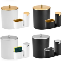 Lixeira Lixinho Lixo Pia Cozinha 5 Litros Dispenser Porta Sabão Detergente Luxo Moderno Arthi