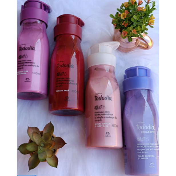Hidratante Nutritivo e Prebiotico para o Corpo Tododia de Natura 400ml - Várias Fragrâncias em Oferta na Shopee