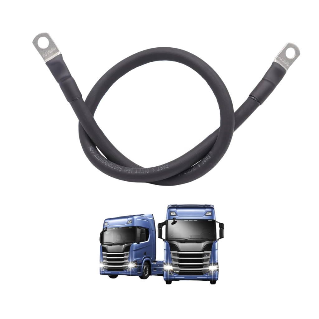 Cabo Massa Aterramento Da Bateria para Caminhão Universal 90cm