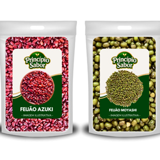 Kit Feijão Azuki e Feijão Moyashi - 1kg de cada - em Oferta na Shopee