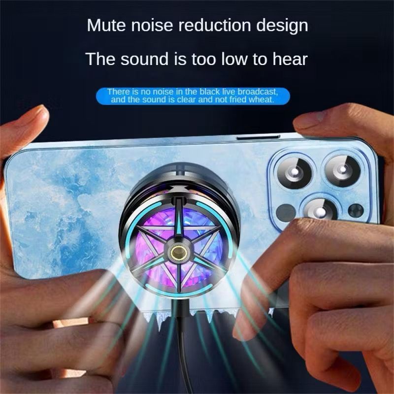 refrigerador do telefone móvel ventilador de refrigeração radiador magnético para pubg telefone refrigerador S6