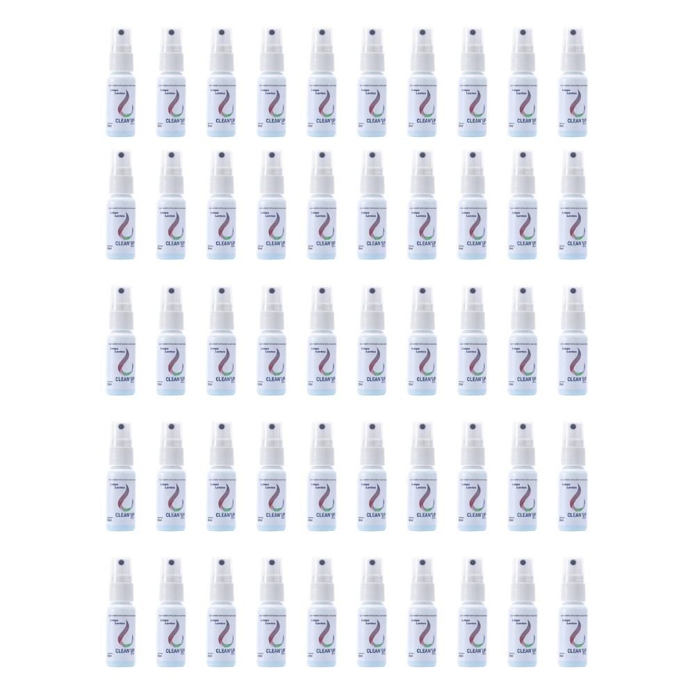 Kit 50 Limpa Lentes Clean Up Atacado 25ML Para Óculos, Computador, Tablet, Notebooks, Câmera Fotográfica em Oferta na Shopee