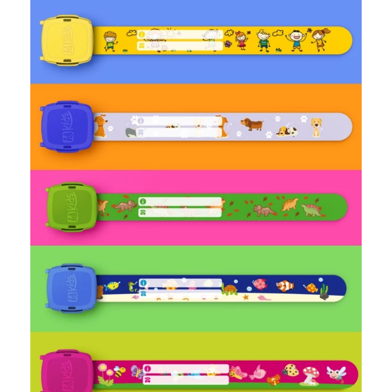 Pulseiras Identificação Infantil 3und Impermeável Estampadas a Prova D'água Reutilizável em Oferta na Shopee