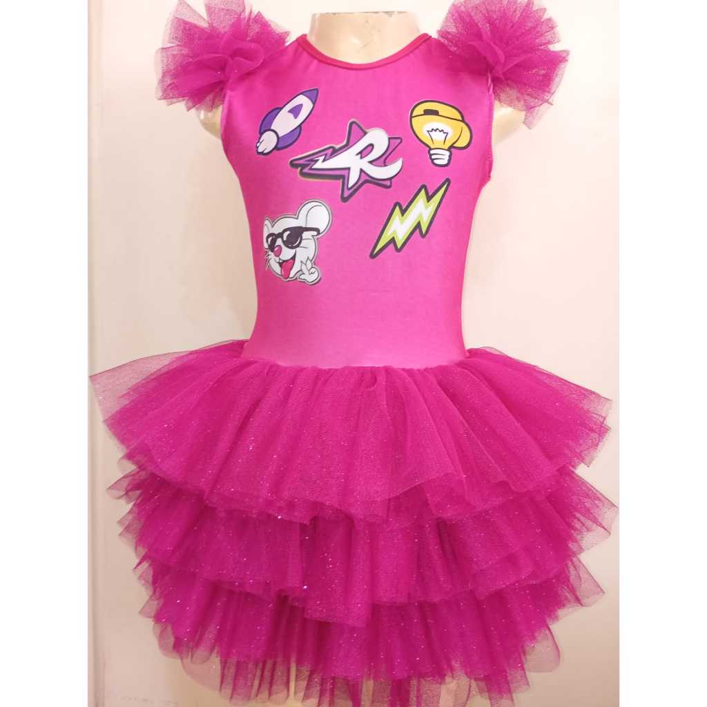 VESTIDO TUTU INFANTIL ELEMENTOS em Oferta na Shopee