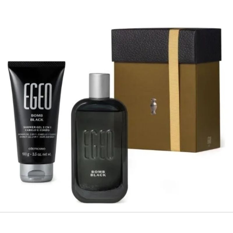Kit Presente Egeo Bomb Black O Boticário 90ml masculino