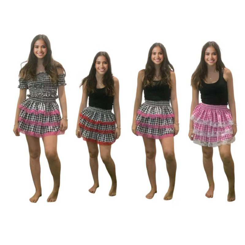 Saia Junina Adulto Festa Junina Julina traje fantasia U