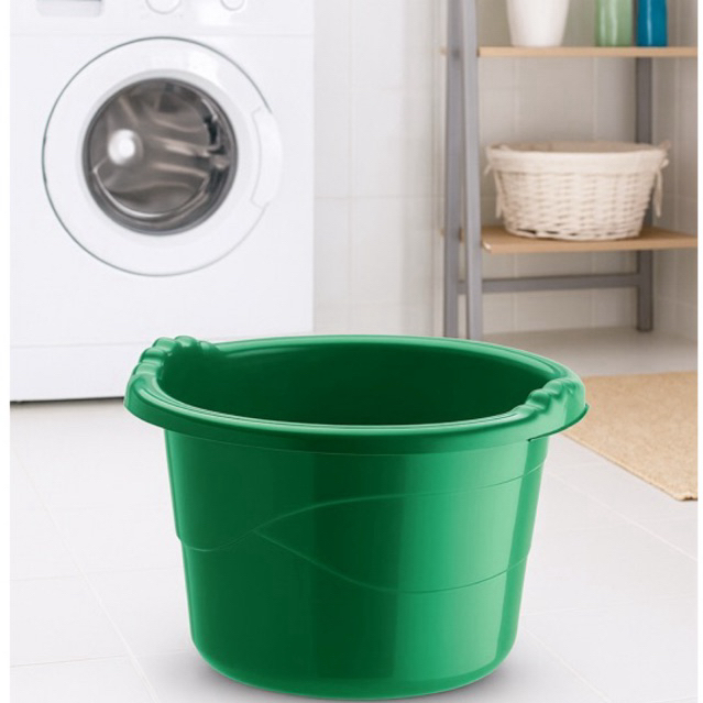 Bacia Redonda 16 litros Lavanderia Tacho 16 Litros Multiuso kit com 2 Unidades