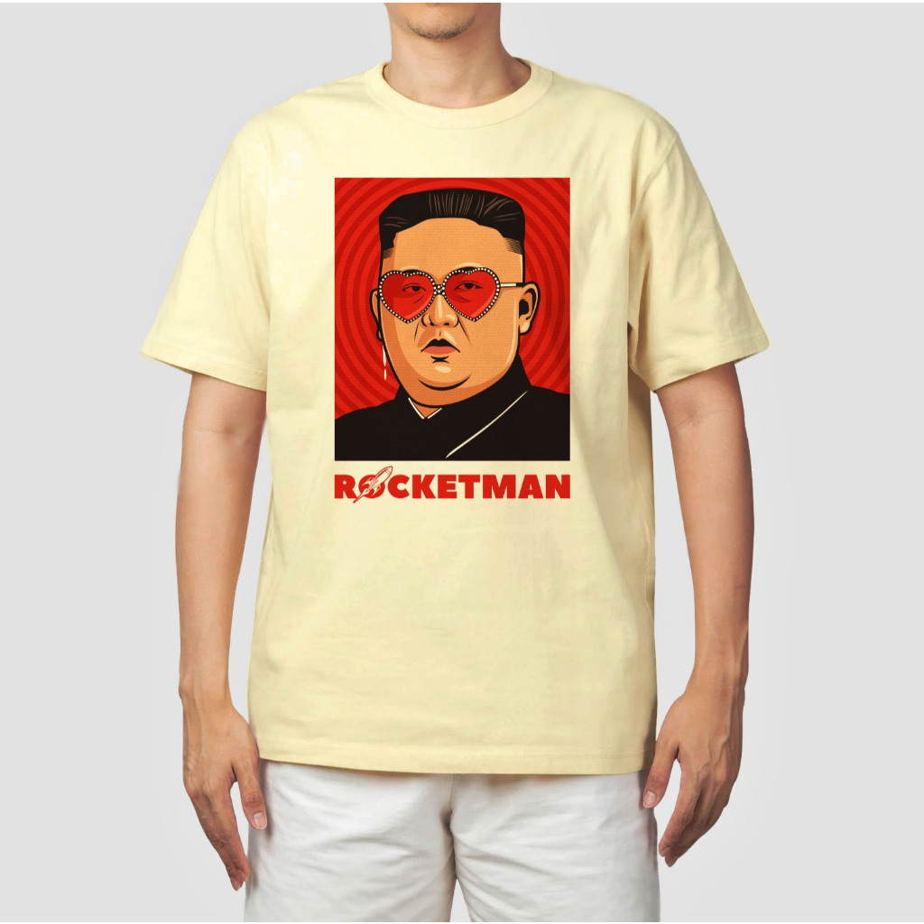 Camiseta camisa Rocketman Kim Jong un coreia do norte meme anime nerd geek filme 2