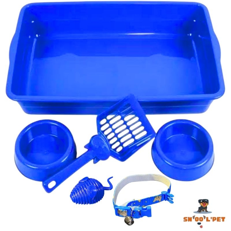 Kit Caixa de Areia Para Gatos Higiênico Binquedos Itens Para Gato