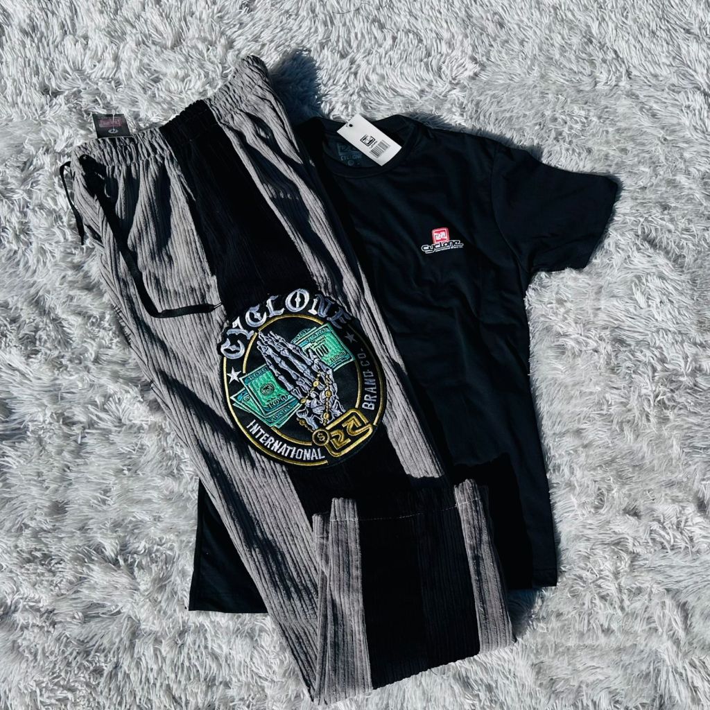 CALÇA CYCLONE VELUDO + CAMISETA PREMIUN