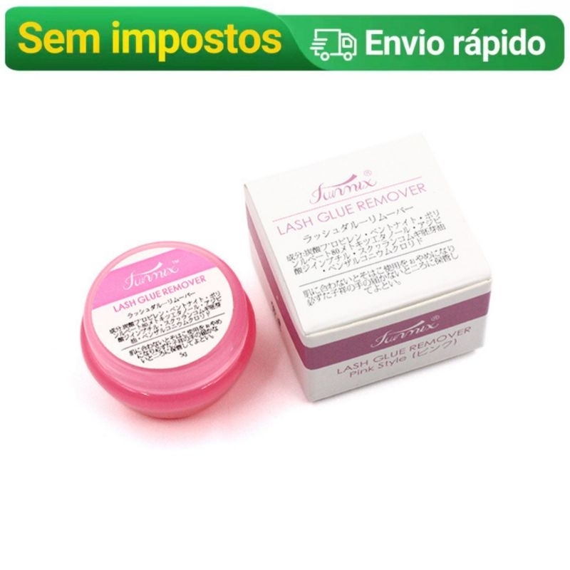 3 Removedor De Cola Em Creme Funmix 5g Atacado Alongamento Extensão De Cílios Original