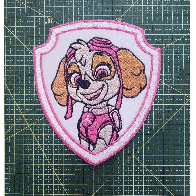 Patch bordado termocolante logo skye grande