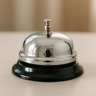 Sino Campainha de Mesa Inox Recepção Cozinha Comércio Hotel Restaurantes Lanchonetes (Metal Resistente) em Oferta na Shopee