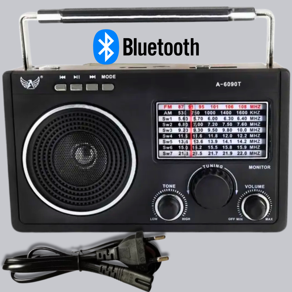 Radio Am Fm Para Zona Rural 11 Faixas Pen Drive Bluetooth