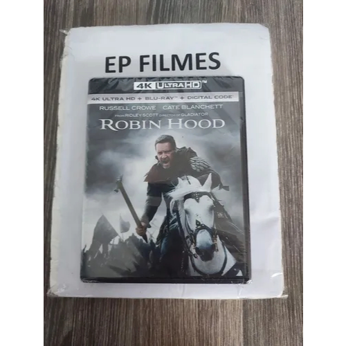 Blu Ray 4k Ultra Hd Robin Hood Russell Crowe Dub/leg Lacrado.