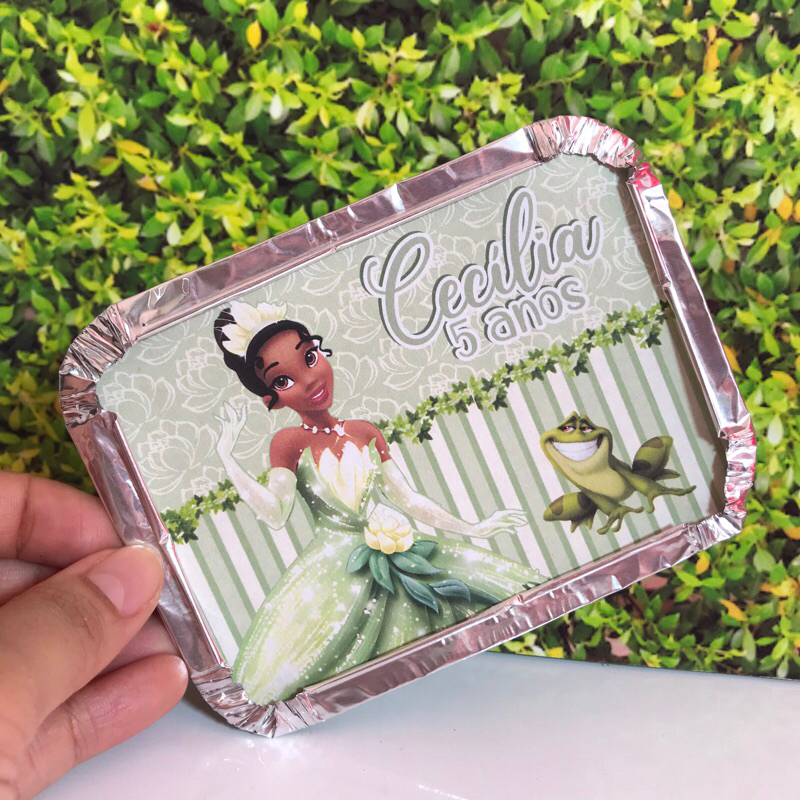 Marmita personalizada Princesa Tiana/ personalizados / kit marmita / lembrancinhas de aniversário / A princesa e o sapo