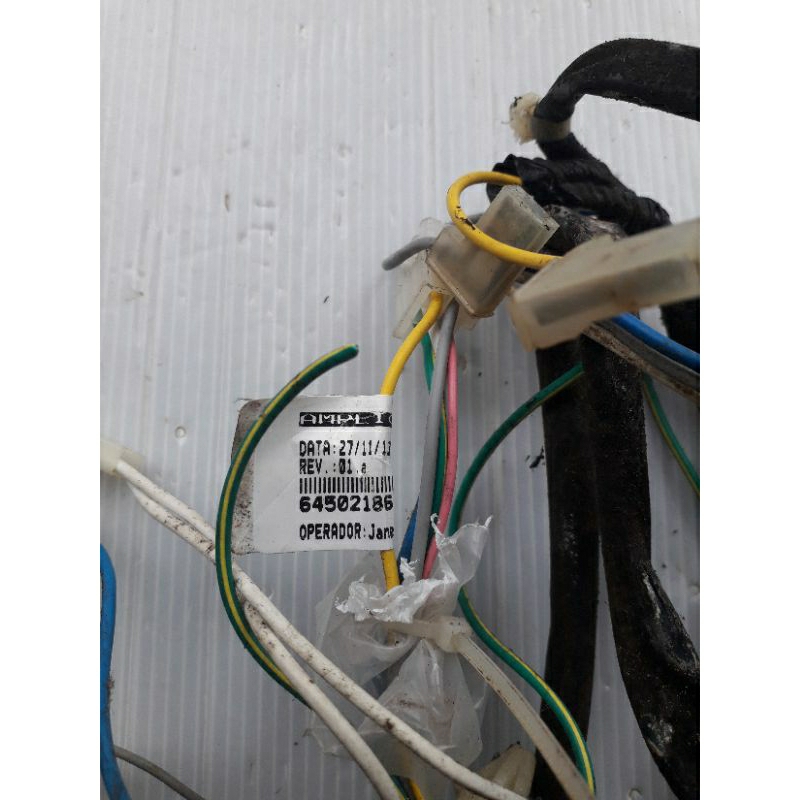 Rede elétrica inferior da lavadora eletrolux lte12 64502186 USADO