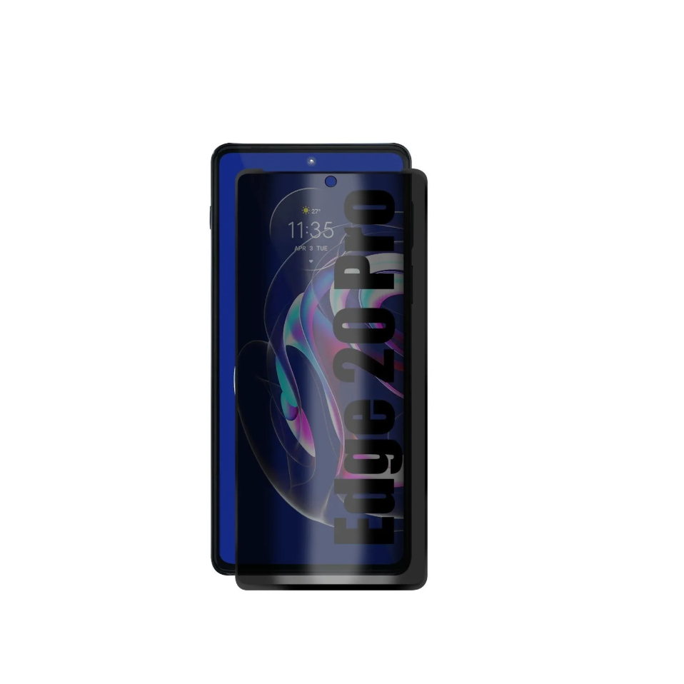 Película de vidro 3D Privativa Anti Spy Motorola Edge 20 / Edge 20 pro/ Película de privacidade