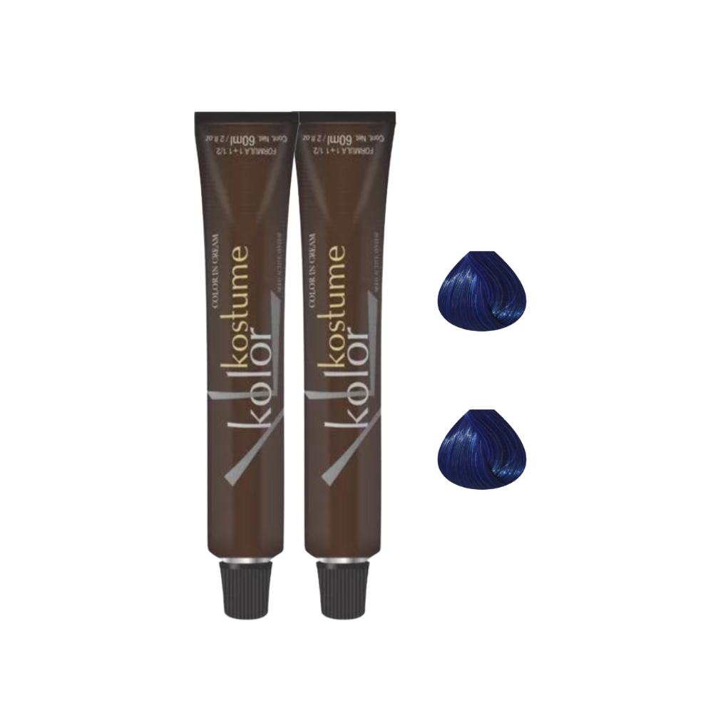 Kostume Kolor Crazy Color Azul 2x60 Ml (2und)
