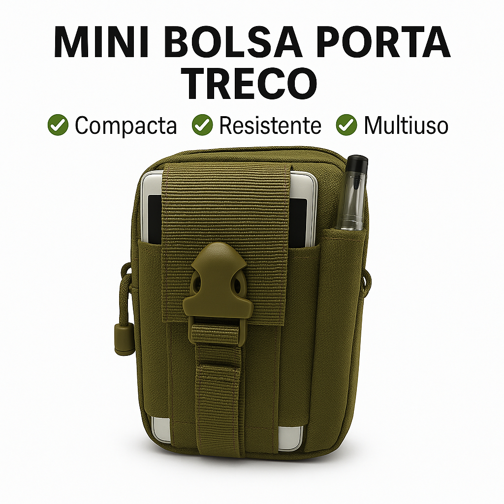 Mini Bolsa Porta Treco Pochete Cintura Bolsa Militar Porta Celular E Acessórios Mini Bolsa Tática em Oferta na Shopee