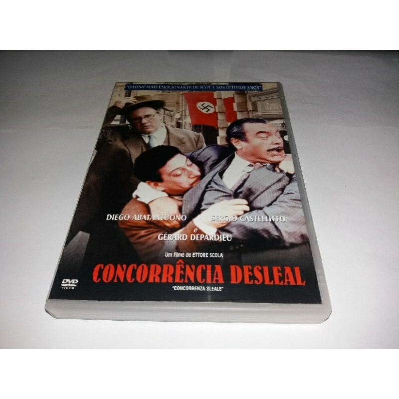 Dvd - Concorrencia Desleal - 2000 - Depardieu - Ettore Scola - Filme Italiano