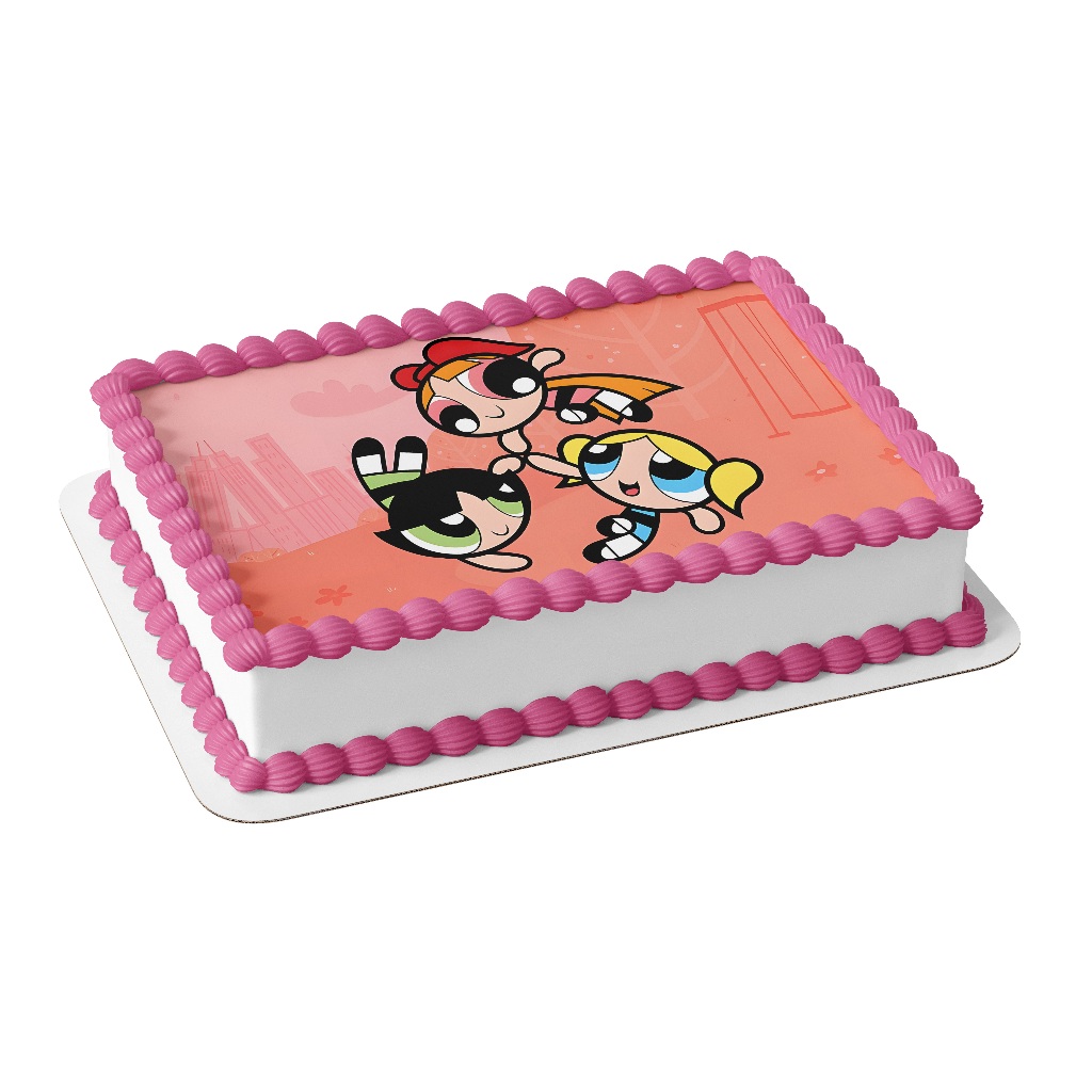 Papel arroz comestível para bolo festa tema AS MENINAS SUPER PODEROSAS
