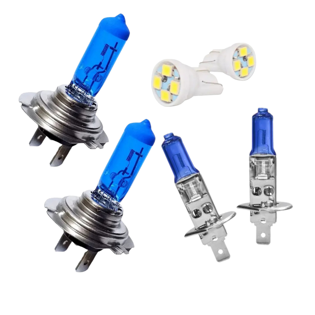 Kit Lampada Farol Fiesta 2011 2012 2013 2014 2015 2016 Super Branca