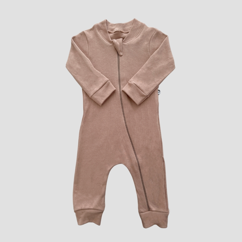 Macacão para inverno bebê 100% algodão suedine toque suave 07c5