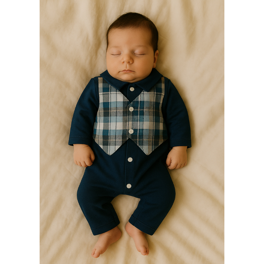 Macacão de bebe menino RN macacão bebe principe roupas de bebe 0-3 M maternidade rescén nascido