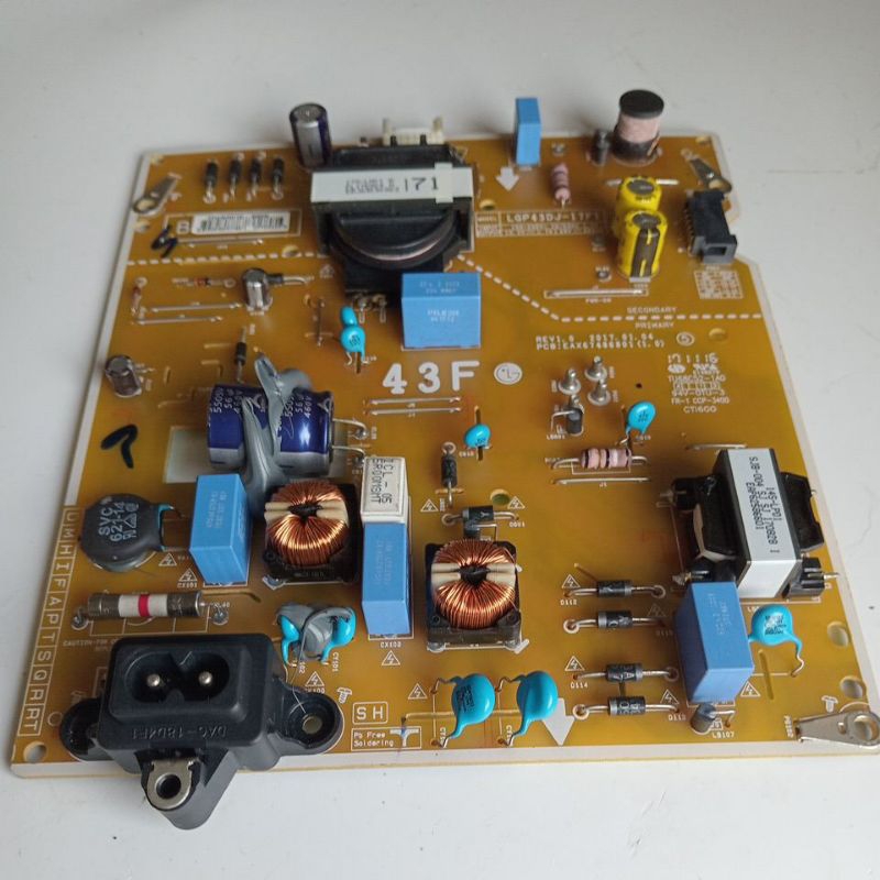 placa  fonte tv lg 43lj5500 EAX67486801(1.0)