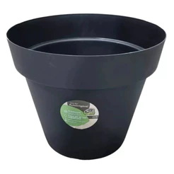 Vaso Autoirrigável Bari Com Rodas 40 (27l) Okla PRETO