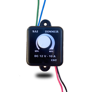 Controlador Dimmer Para Fita Led 12v E 24v 10a Luz Dimer